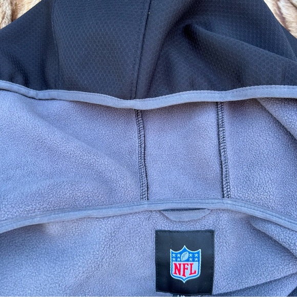 Pittsburgh Steelers NFL Men’s Black Hooded Fleece Jacket w Logo | Size Large - Picture 12 of 13